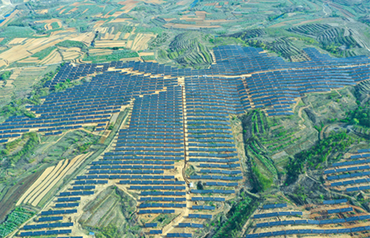 山东栖霞112MW农光互补项目